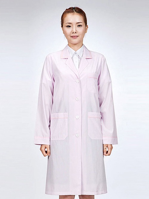줄지 여성용 영양사·의사가운 /핑크(SSH-917)