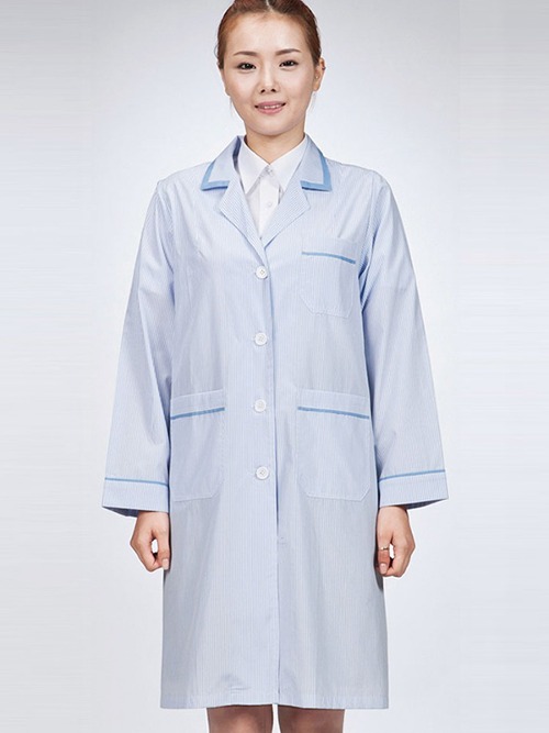 줄지 여성용 영양사·의사가운 /블루(SSH-918)